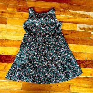 Sezane Short Multicolored Mini Flower Summer Dress